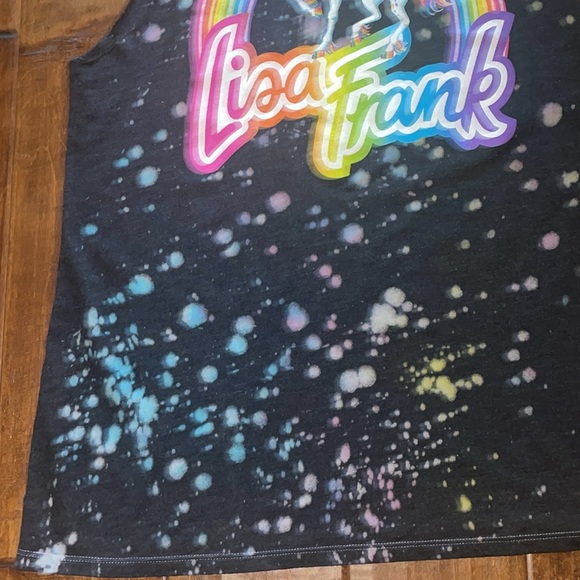 Lisa Frank unicorn sleeveless tank top tshirt size medium - Picture 5 of 8